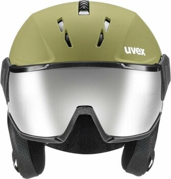 Ski Helmet UVEX Instinct Visor Crocodile Mat 59-61 cm Ski Helmet - 3