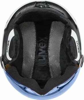 Ski Helmet UVEX Rocket Junior Visor White/Black Mat 51-55 cm Ski Helmet - 6