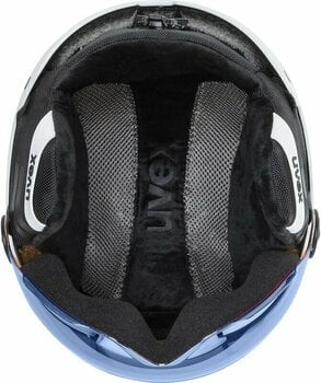 Ski Helmet UVEX Rocket Junior Visor White/Black Mat 54-58 cm Ski Helmet - 6