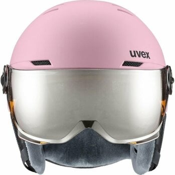 Smučarska čelada UVEX Rocket Junior Visor Pink Confetti 54-58 cm Smučarska čelada - 2