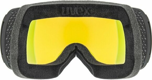 Ski Brillen UVEX Downhill 2100 CV Black Mat/Mirror Orange/CV Yellow Ski Brillen - 3