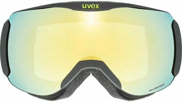 Ski Goggles UVEX Downhill 2100 CV Black Mat/Mirror Gold Ski Goggles - 2