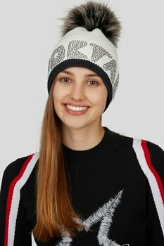 Ski Beanie Sportalm Almrosn Optical White/Black UNI Ski Beanie - 4