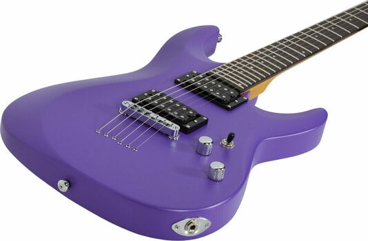 Guitare électrique Schecter C-6 Deluxe Satin Purple - 3