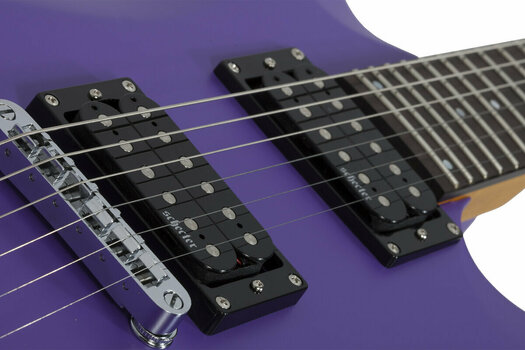 Elektromos gitár Schecter C-6 Deluxe Satin Purple - 4