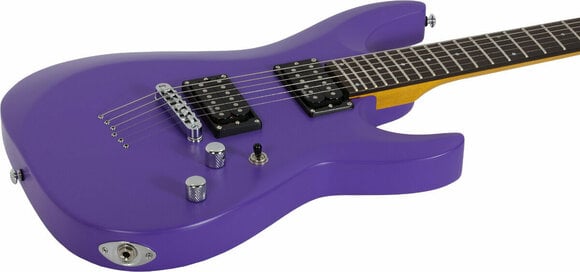 Electric guitar Schecter C-6 Deluxe Satin Purple - 5
