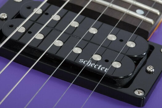 Guitare électrique Schecter C-6 Deluxe Satin Purple - 8