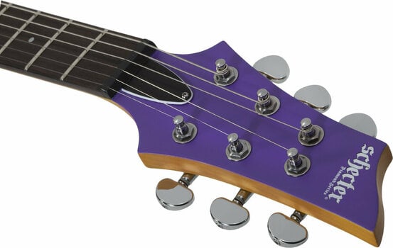 Electric guitar Schecter C-6 Deluxe Satin Purple - 10
