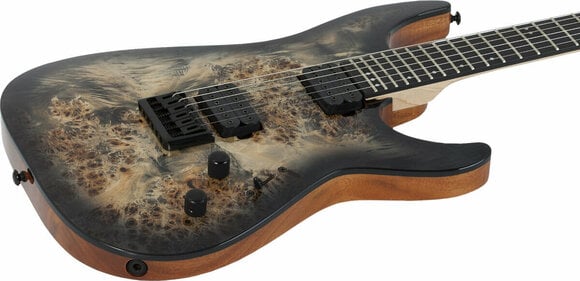 Elektrische gitaar Schecter C-6 Pro Charcoal Burst - 3