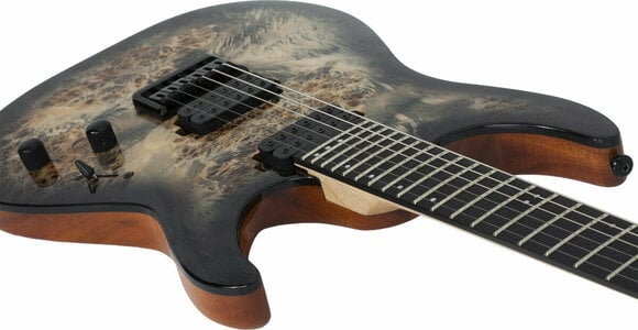 Elektrische gitaar Schecter C-6 Pro Charcoal Burst - 4