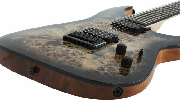Elektrische gitaar Schecter C-6 Pro Charcoal Burst - 5