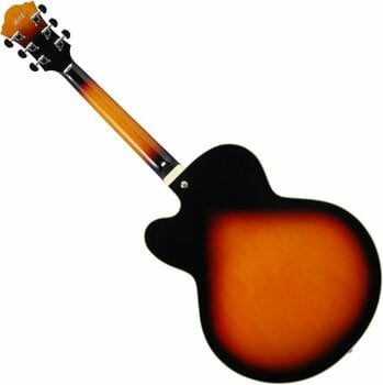 Semiakustická gitara Ibanez AF75-BS Brown Sunburst - 2
