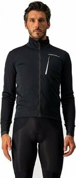 Cycling Jacket, Vest Castelli Go Jacket Light Black/White M Jacket - 2