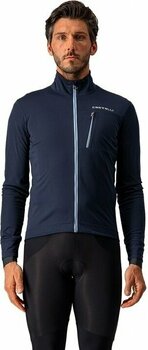 Cycling Jacket, Vest Castelli Go Jacket Jacket Savile Blue 2XL - 2