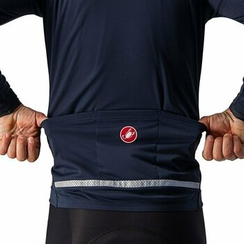 Giacca da ciclismo, gilet Castelli Go Jacket Giacca Savile Blue 2XL - 4