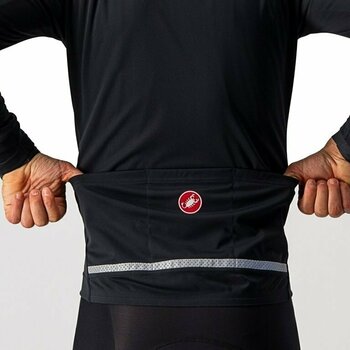 Cycling Jacket, Vest Castelli Go Jacket Light Black/White XL Jacket - 6