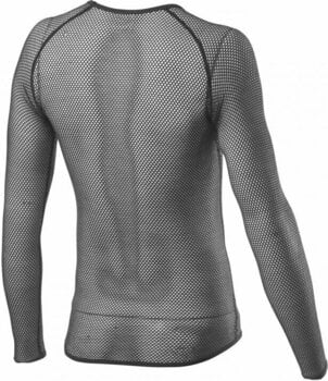 Maillot de ciclismo Castelli Miracolo Wool Long Sleeve Ropa interior funcional Gris XS - 2