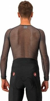 Maillot de ciclismo Castelli Miracolo Wool Long Sleeve Ropa interior funcional Gris XS - 4