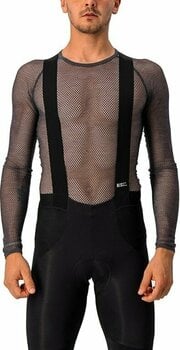 Maillot de ciclismo Castelli Miracolo Wool Long Sleeve Ropa interior funcional Gris XS - 5