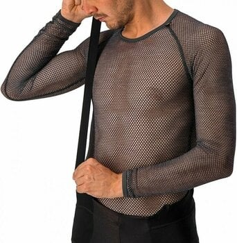 Cycling jersey Castelli Miracolo Wool Long Sleeve Functional Underwear Gray XS - 8
