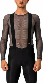 Maillot de ciclismo Castelli Miracolo Wool Long Sleeve Ropa interior funcional Gris M - 5