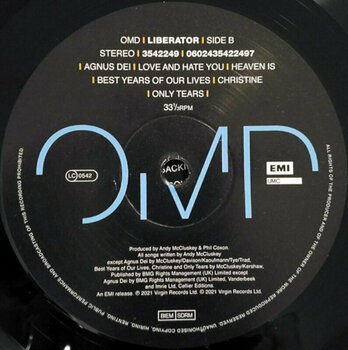 Vinyl Record Orchestral Manoeuvres - Liberator (LP) - 4