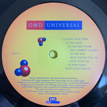 Schallplatte Orchestral Manoeuvres - Universal (LP) - 3