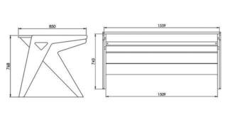 Mobilier de studio Zaor Vision O White-Black Mobilier de studio - 4