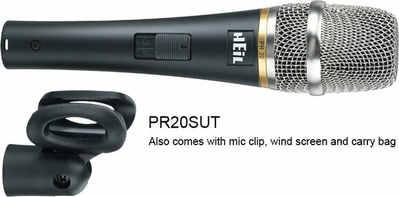 Vocal Dynamic Microphone Heil Sound PR20-UT Vocal Dynamic Microphone - 3