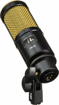 Microphone de podcast Heil Sound PR40 Black & Gold - 3