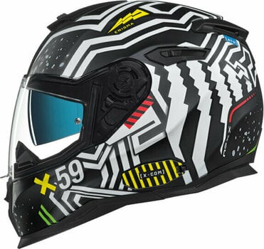 Helm Nexx SX.100 Enigma Black/White MT L Helm - 2