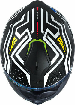 Helm Nexx SX.100 Enigma Black/White MT L Helm - 4