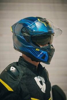Helm Nexx SX.100R Skidder Blue/Neon MT S Helm - 13