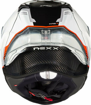 Helm Nexx X.R3R Carbon White/Red L Helm - 3