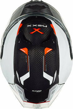 Helmet Nexx X.R3R Carbon White/Red L Helmet - 4