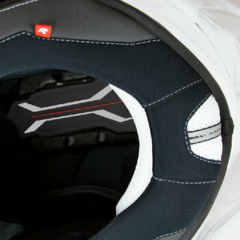 Helm Nexx X.R3R Carbon White/Red L Helm - 11