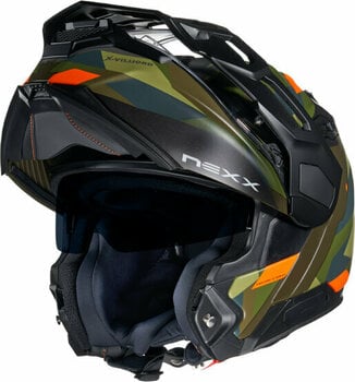 Helm Nexx X.Vilijord Taiga Green/Orange MT S Helm (Zo goed als nieuw) - 12