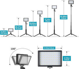 Studio Light Neewer 66/66 LED 2x 10W Studio Light - 1