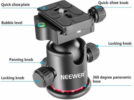 Βάση Στήριξης για Τεχνολογία Βίντεο Neewer M360 Pro Χειριστήριο - 4