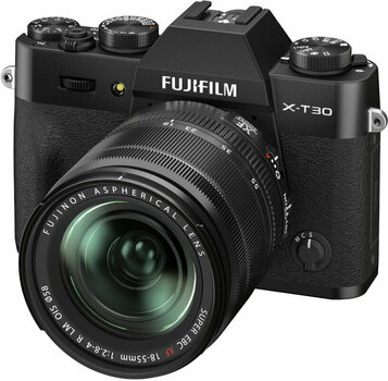 Peilitön kamera Fujifilm X-T30 II + Fujinon XF18-55 mm Black - 7