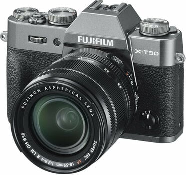 Tükör nélküli fényképezőgépek Fujifilm X-T30 II + Fujinon XF18-55 mm Silver - 2