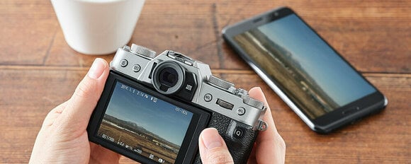 Камера без огледало Fujifilm X-T30 II + Fujinon XF18-55 mm Silver - 11