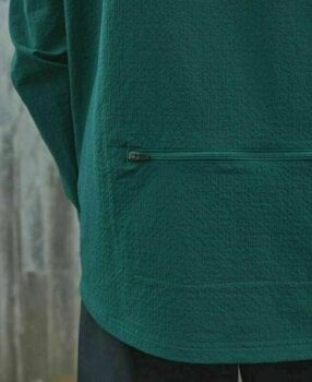Fietsshirt POC Mantle Thermal Hoodie Moldanite Green XL - 5