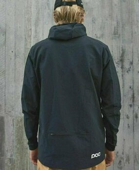 Odzież kolarska / koszulka POC Mantle Thermal Hoodie Uranium Black XL - 5