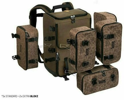 Rybářský batoh, taška Delphin Backpack BLOKZ 30L + 15L - 8