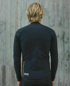 Велосипедна тениска POC Radiant Джърси Navy Black 2XL - 6