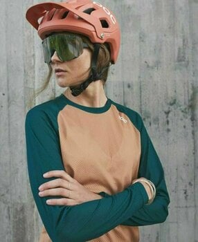 Cyklo-Dres POC MTB Pure LS Jersey Dres Moldanite Green/Aragonite Brown XL - 7