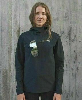 Odzież kolarska / koszulka POC Mantle Thermal Hoodie Bluza z kapturem Uranium Black M - 6