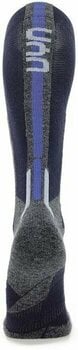 Lyžařské ponožky UYN Men's Ski Merino Navy/Surf The Web 39/41 Lyžařské ponožky - 4