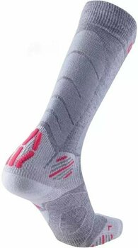 Lyžařské ponožky UYN Lady's Ski Touring Silver/Fuchsia 39/40 Lyžařské ponožky - 2